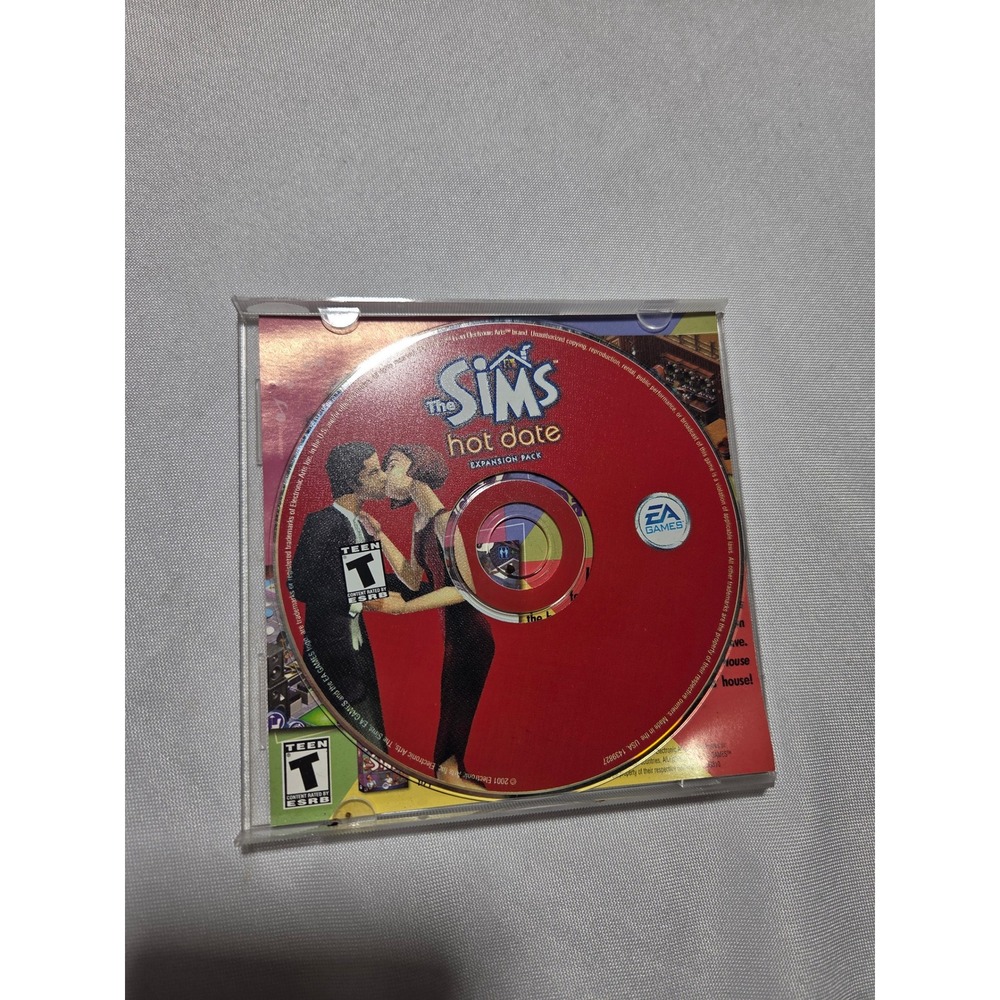 The Sims Hot Date Expansion Pack PC Game CD-ROM 2001 EA Games Vintage Retro